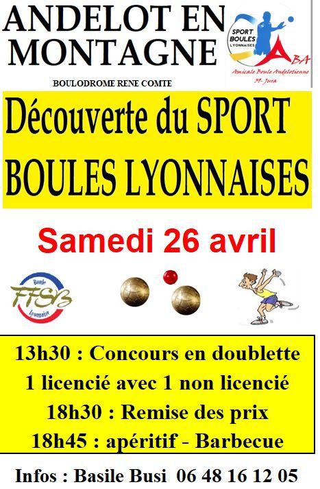 26 avril 1licencie 1 non licencie